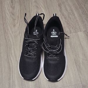 Athletic Works Black Sneakers with White Trim